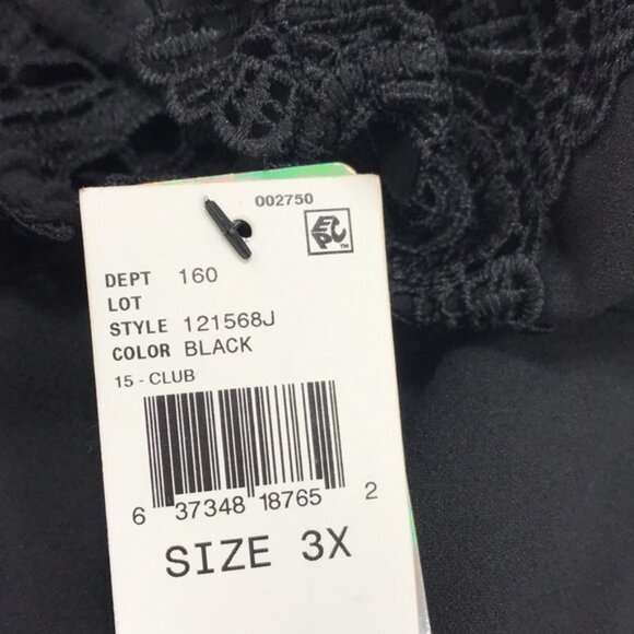 BCX Trendy Off-The-Shoulder Crochet DreSS PLUS - Picture 6 of 7